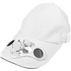 Cabilock 1 Pc Cappello per Fan per Bambini con Interruttore Cappello da Ventilatore Ad Energia Solare Cappellino da Sole per Bambini Estivo Bambino Cotone Parasole Bianca Settore