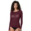 LADY·C Maglietta Donna Maniche Lunghe in Modal e Cashmere Scollo Barca Morbida Calda - Effetto Seconda Pelle - Leggera Ultralight - Intimo Avvolgente