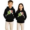 Unibly Retro Grinch film natalizio | Natale Natale bambini felpa con cappuccio