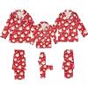 Generico Pigiami Natale Famiglia Pigiama Natale Famiglia Tute Lungo Pigiama Intero Natalizio Tuta Pigiama Set Christmas Onesie Pigiama Interno Famiglia Pigiama Natale Coordinati perBambino Regalo Uomo