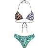 F**K Bikini Donna Triangolo con Slip Americano Fisso Fantasia SW2101-X10