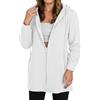 WWricotta Felpa Lunga con Cappuccio, in Pile, con Apertura sul Davanti, Cardigan, Cappotto, Moda Invernale, Autunno, Casual, Pullover Largo