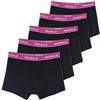ROYALZ Boxer Uomo Classico Pacco da 5 Intimo Mutande Slip Elasticizzato 5 Pack(95% Cotone / 5% Elastan)