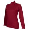 RAGNO Lupetto Mezzo Collo Donna Maglia Manica Lunga Caldo biocotton Articolo D136TV, 250 Granata, 6-SESTA (EU XL - F 5 - USA L - GB 38)