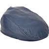 House Of Leather - Cappello piatto in vero cuoio, stile Newsboy, Ivy, a punta, modello Gatsby, da golf, da cabbie, Blu, L