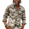ChahuerOu Camicia Militare Mimetica da Uomo Camicia Tattica All'aperto Camicia Cargo Casual L