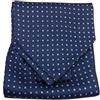 Avantgarde Ascot da uomo blu e azzurro foulard di seta cashe col fiorellini azzurri italy, colore blu 16