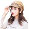 Generic Eleganti Cappelli Da Donna Con Berretti Lavorati A Maglia Fatti A Mano, Caldi Cappelli Invernali Da Strillone For Donne Anziane Di Mezza Età