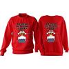 t-shirteria Coppia Felpe Girocollo Natale - Devo mettermi a Dieta - Fidanzato - Marito - Compagno - Moglie - Natalizio - Felpe Natalizie - Regali Natalizi