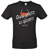 DND DI D'ANDOLFO CIRO T-Shirt Maglia Nera Uomo con Stampa Oggi Spritz di Gioia, Stampata Direttamente su Tessuto (XXL)