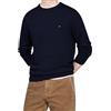 Tommy Hilfiger Pullover Uomo Cashmere Crew Neck Pullover in Maglia, Blu (Desert Sky), 3XL
