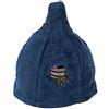 Ger3as Cappello da Sauna da Uomo e da Donna, in 7 Colori, 100% Cotone, con Ricamo (IT, Numero, 55, 60, Blu)