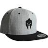 Baddery cap: Sparta - Flexfit Classic Snapback Basecap con Ricamo in 3D - Spartano - Berretto - Cappello - Hip Hop Rap - Regalo - Urban Streetwear - Fitness Gym - Esercito Army (Grigiore)