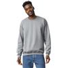 TICTEX Felpa Girocollo per Uomo in Cotone - Felpa Basic Senza Cappuccio per Uso Quotidiano e Abbigliamento da Lavoro - Sport Grey, L
