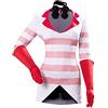 Jilijia Hazbin Hotel Cosplay Alastor & Blitzo Smoking Suit Angelo Polvere Playsuit Vestito Halloween Party Costume per adulti Uomini e donne