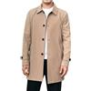 KSFBHC Primavera Autunno Uomo Trench Cappotti Classici Smart Casual Capispalla Capispalla Maschio Trench Cappotto (Color : Khaki, Size : XL)