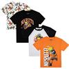 Bioworld Naruto Uzumaki Crew Neck Manica Corta 4pk Ragazzo Tees