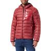 Champion Legacy Outdoor - Hooded Jacket Giacca, Rosso Scuro TRD/Nero, S Uomo FW23