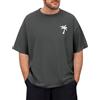 Voqeen Oversize Maglietta Uomo Cotone Taglia Forti T-Shirt Estiva Manica Corta Basic Tshirt con Scollo Rotondo Maglia da Lavoro Casual