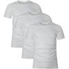 Nottingham Maglia Intima Uomo Lana Cotone Girocollo Art. NOTGULC, Conf. 3 pz, Bianco, XXL