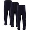 inibini Confezione da 3 collant per bambini in tinta unita, 3 collant in cotone per ragazze e ragazzi, Made in Europe, Blu marino, 86/92 cm