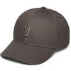 Johnny Urban Cappello Uomo e Donna Grigio - Jason - Cappellino Unisex con Visera - 100% Cotone - Beretto da Baseball con Chiusura Snapback e Regolabile