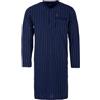 Henry Terre Camicia da notte da uomo a maniche lunghe, taglia M-3XL, blu navy, M
