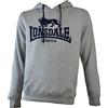 Lonsdale Felpa Uomo Invernale - Felpa con Cappuccio - Sleeve (25186 Grey, L)