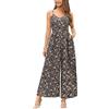 LAISHEN Tuta da donna Tute corte Pantaloni eleganti a gamba larga Complesso casual estivo da donna