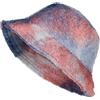 styleBREAKER Cappello da Pescatore Donna Teddy Ombré Colorato | Accessorio autunno-inverno sfumato, tesa 7cm, altezza 16cm, diametro 24cm, cordino per circonferenza 59cm.
