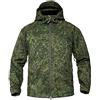 Czen Tactical Camouflage Softshell Giacca Outdoor Army Militare Foderato in Pile Impermeabile Giacca Con Cappuccio Outwear Caccia Cappotto