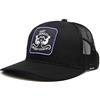 Surf Monkey Cappellino Trucker da Uomo - Surf Monkey Etichetta a Toppa in Tessuto - Tesa Curva - Regolatore Stile retrò Snapback - Visiera Semi-curvata