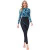 seafanny Costume da Bagno Musulmano 3 Pezzi da Donna Hijab Burkini Modesto (Palmetto 38-40) M