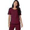 ADAR Medical Uniforms Adar Universal Abbigliamento Medico Donna - Divisa Ospedaliera Scollo a V Scrub - 628 - Burgundy - 2X
