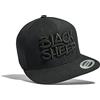 Baddery cap: Pecora Nera - Black Sheep - Flexfit Classic Snapback Basecap con Ricamo in 3D - Ovino - Berretto - Cappello - Hip Hop Rap - Regalo - Urban Streetwear - Gangster Bandito (Nero)