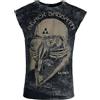Black Sabbath US Tour '78 Uomo Canotta Multicolore 100% Cotone Regular
