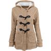 Uwdiohq Felpa Donna Felpa Cotone Tuta Sport Donna Peluche Felpe di con Bottoni King And Queen Custom Hoodie Aperta Cappuccio Coperta Rossa Calda Gigante Zip Enorme Lunga Leggera Pile Oversize Beige