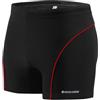 sesto senso Boxer da Bagno Aderente da Uomo, Sportivo e Impermeabile per Nuotare - Taglia 3XL, Colore Nero - Costume da Bagno Aderente