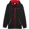 PUMA Felpa con Cappuccio e Zip F1® Essential+ da Uomo XL, Black