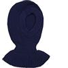 tevirP Passamontagna 100% lana merino adulto uomo donna cappello invernale scaldacollo lavorato a maglia, Blu scuro, Taglia unica