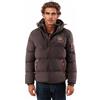 Geographical Norway Men's Quilted Winter Jacket - Lined Warm Anorak - Outdoor Ski Snowboard Jacket for Winter/Autumn in Bundle with UD Beanie, Verv Dark Grey, XXXL