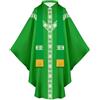 Generisch Clero Sacerdote Veste per Uomo Lungo Sacerdotale Cappotti Celebrant Chasuble Chiesa Padre Messa Vest Vestiti Liturgici Fiera Vestiti Tunica con Stola Ramadan Abbigliamento