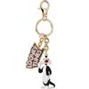 Braccialini Portachiavi Donna Firmato Charm Silvestro Smaltato
