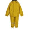 Mikk-line Set da Pioggia in Due Pezzi con Spalline | Certificato Oeko-TEX Standard 100 | 100% Materiale PU Riciclato | Per Ragazzi e Ragazze | Pantaloni e Giacca da Pioggia | Dettagli Riflettenti