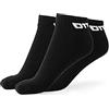 Lotto 12 Paia Calze Tecniche Uomo/Donna in Cotone morbido con Soletta in Micro Spugna, Ideali per Running, Palestra, Fitness, Pilates, Certificati OEKO-TEX, Nero, 39-42