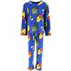 Marvel Avengers Pigiama per Ragazzi, 2 Pezzi Set Maglietta a Maniche Lunghe e Pantaloni Pigiama in Morbido Pile, Taglie 4 a 10 Anni (IT, età, 10 Anni, Regular, Blu)