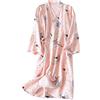 thefancypumpkin Kimono Giapponese da Donna, Abito, Pigiama, Taglia M, Acconciature, A14