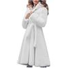 BELLIDONNA Giubbotto Donna Ecopelliccia Inverno Cappotto Corto da Donna Taglie Forti Cappotto Caldo Peloso Giacca Lunga a Maniche Lunghe Donna Pelliccia Ecologica Cappotto