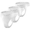 sesto senso Uomo Seamless Strings Mutande G-Strings Sexy Intima di Base Perizoma 3 Pack L/XL Bianco
