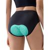 ARESFUEL Pantaloncini da Ciclismo Imbottiti Donna Intimi da Ciclismo Traspiranti Tri Angula r Slip 5004